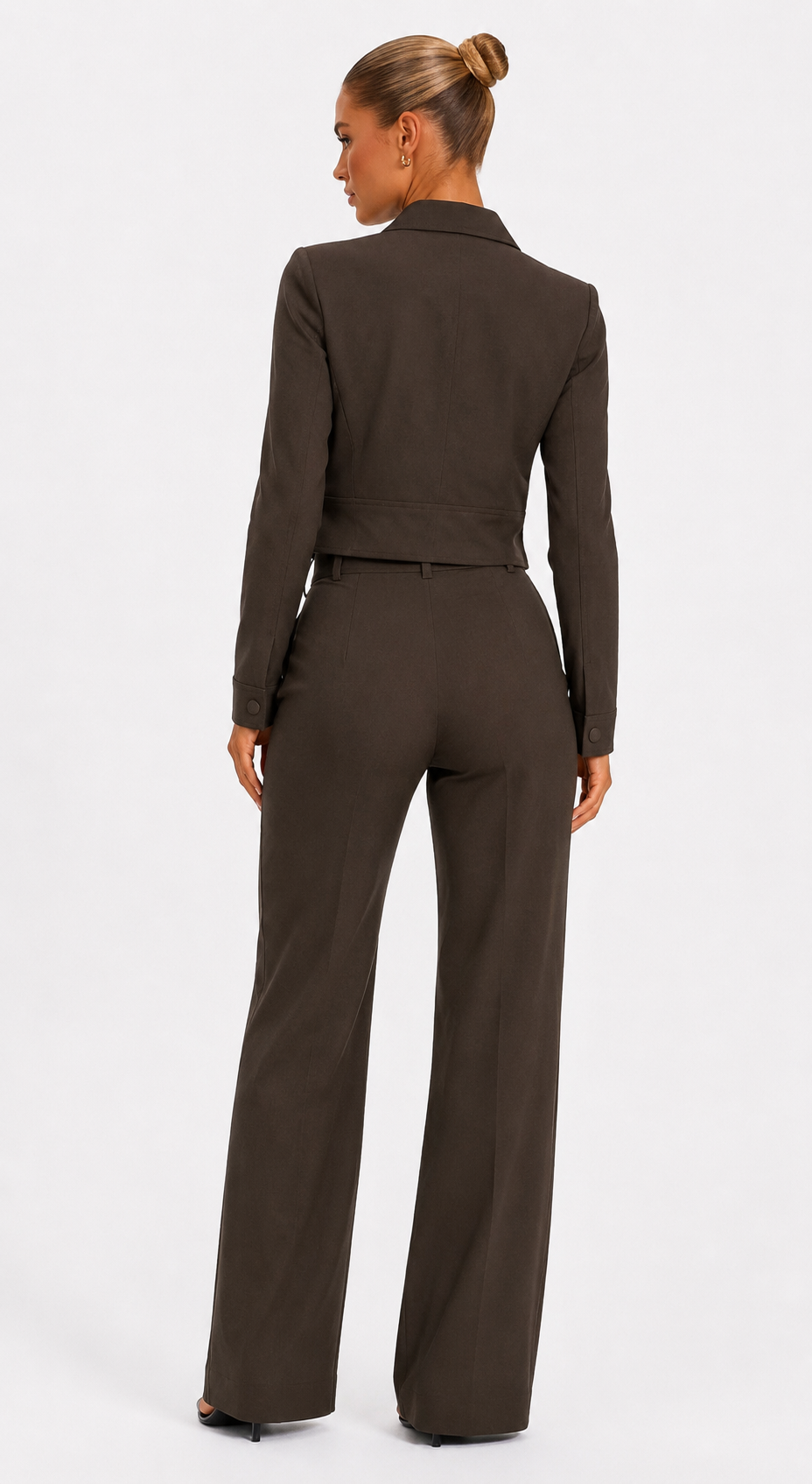 Tilda - Brown Tailored Trousers